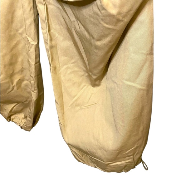 AVEC LES FILLES Parachute-Style Pants in Khaki Size Small - Picture 6 of 10